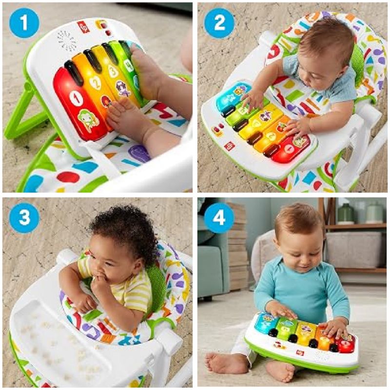 Zabawka Interaktywna Siedzisko Z Pianinkiem Fisher Price Edukacyjne Siedzisko Dla Dzieci Do Nauki