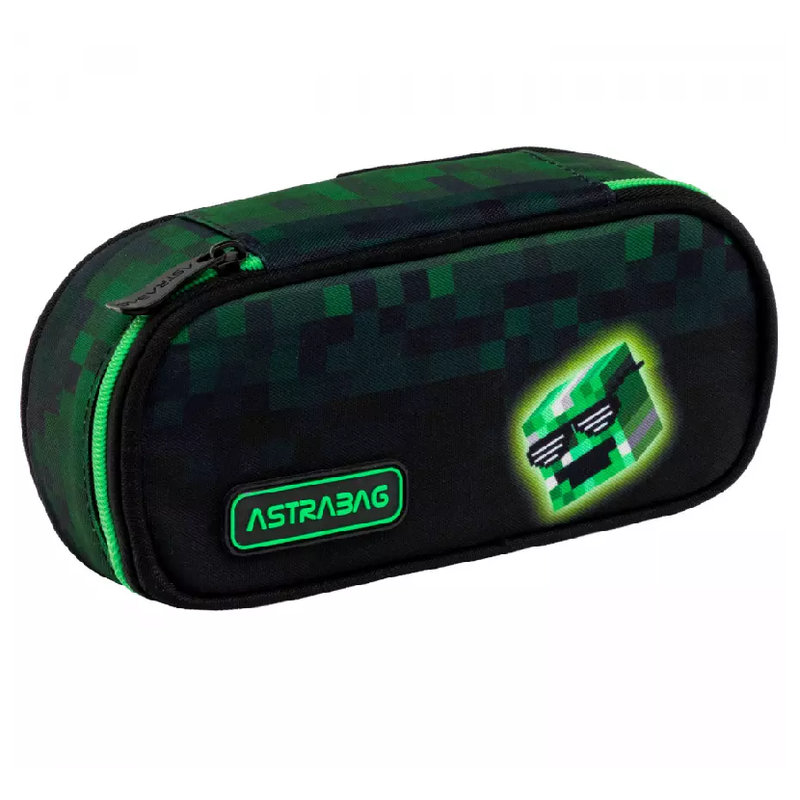 Astrabag Piórnik Jednokomorowy Saszetka Etui Na Przybory Szkolne Pixel Hero