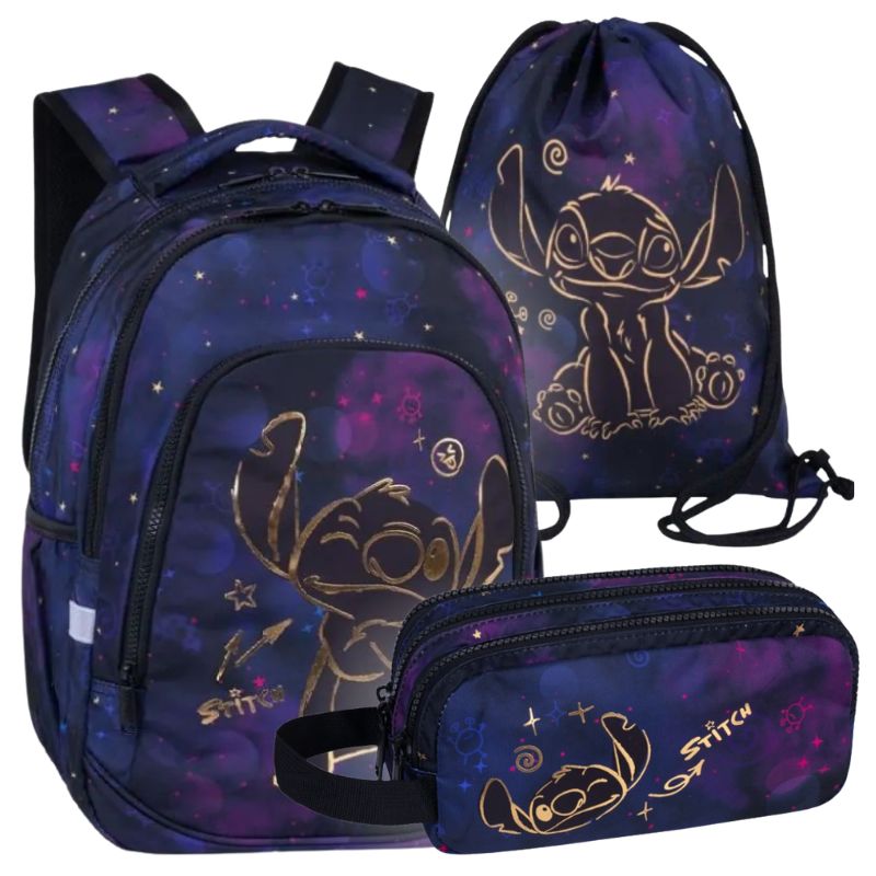 Zestaw Szkolny 3w1 Coolpack Plecak Dwukomorowy Pojemny + Piórnik Saszetka Etui Z Klapką + Worek Na Buty Obuwie Sportowy WF