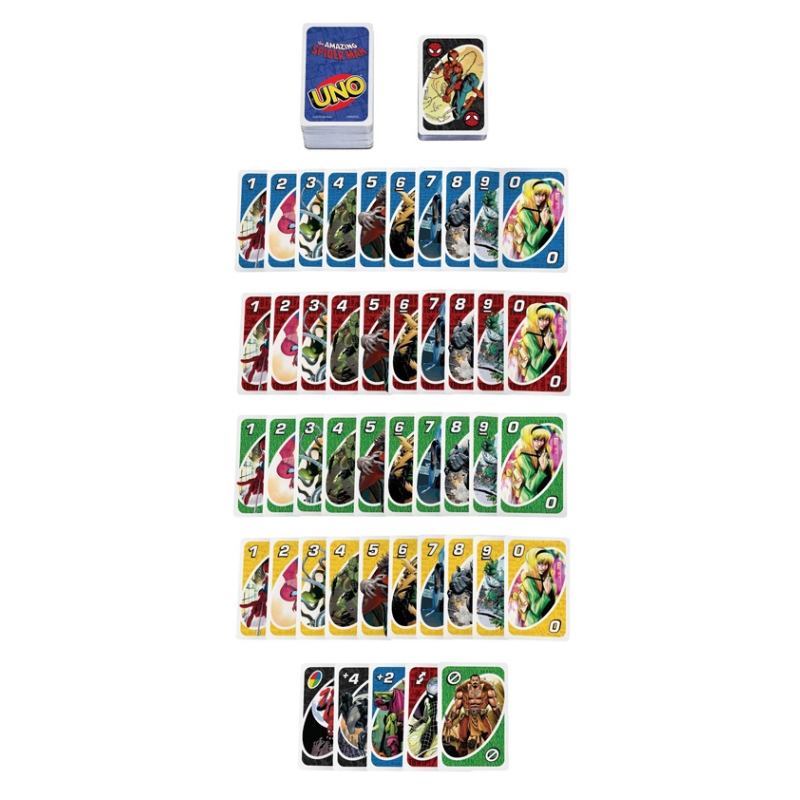 Uno Spider-Man Amazing Gra Karciana Dla Dzieci Towarzyska Rodzinna Spiderman
