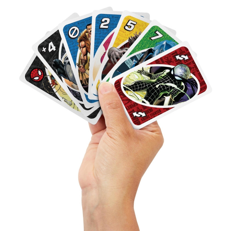 Uno Spider-Man Amazing Gra Karciana Dla Dzieci Towarzyska Rodzinna Spiderman