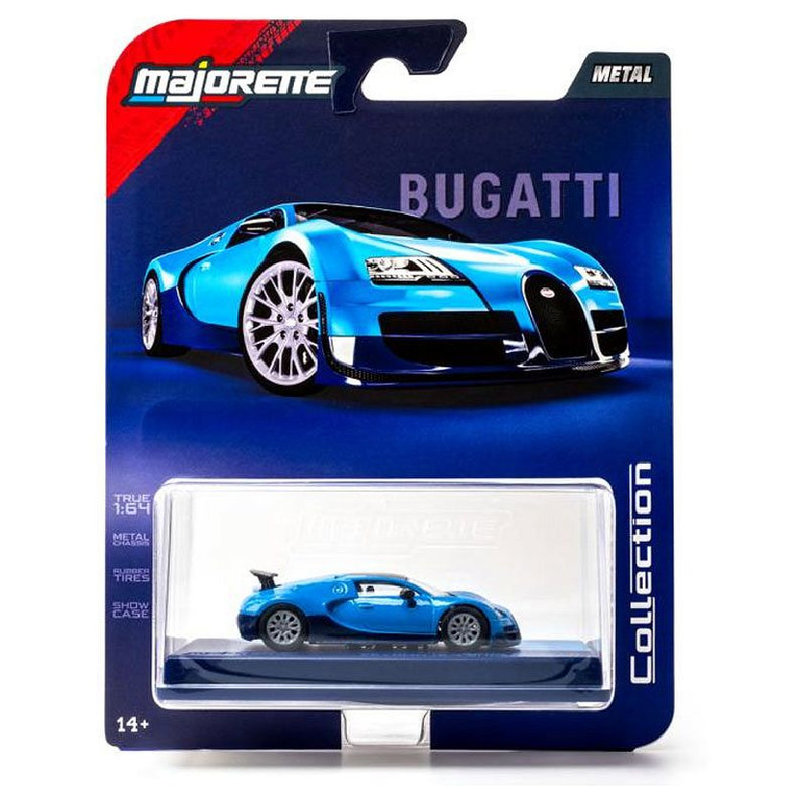 Majorette Collection Samochód Metalowy Bugatti Veyron 2005 W Skali 1:64