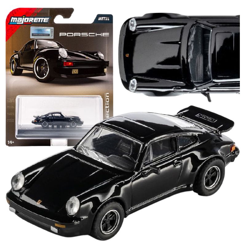 Majorette Collection Samochód Metalowy Porsche 930 Turbo 1995 W Skali 1:64