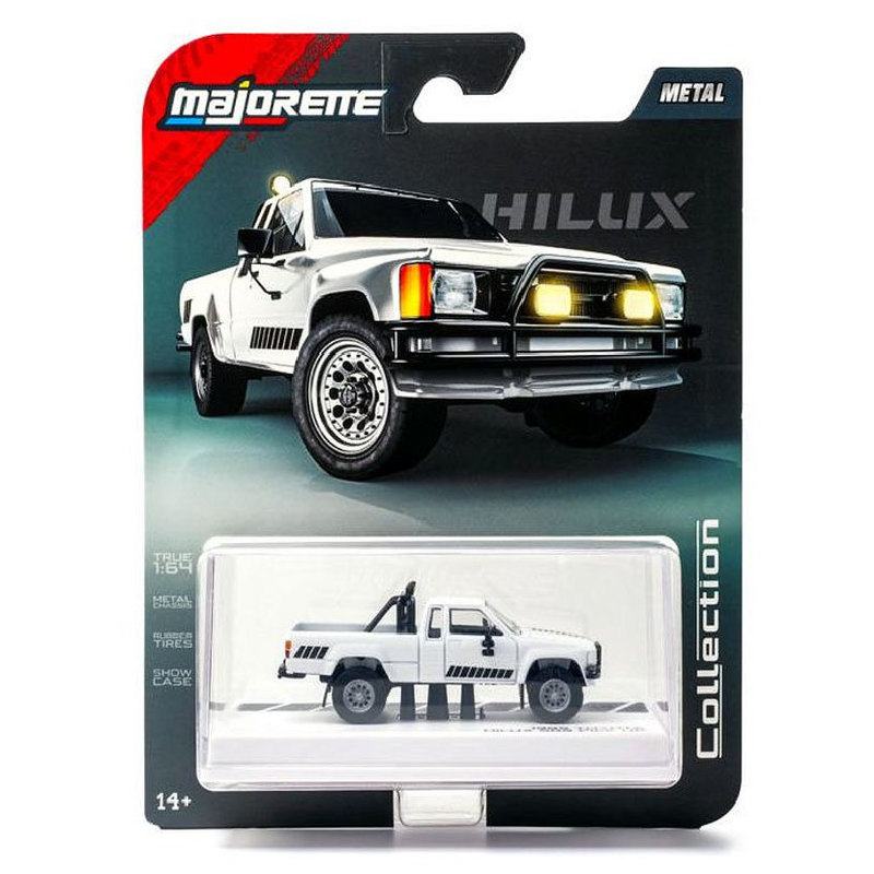 Majorette Collection Samochód Metalowy Toyota Hilux SR5 Pickup 1985 W Skali 1:64