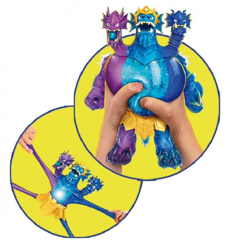  Rozciągliwa Miękka Figurka Goo Jit Zu King Hydra Figurki 3w1 24 Cm Zabawka Dla Dzieci 4+