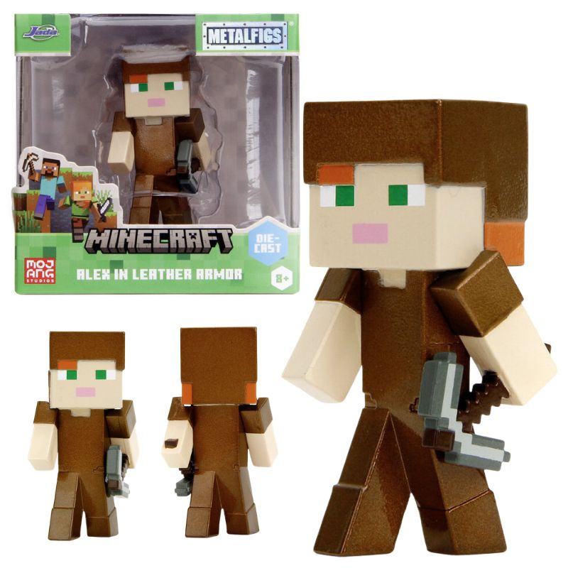 Jada Toys Minecraft Alex Oryginalna Metalowa Figurka 