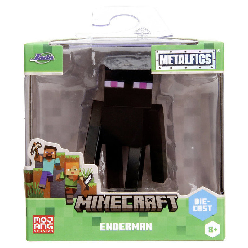 Jada Toys Minecraft Enderman Oryginalna Metalowa Figurka 