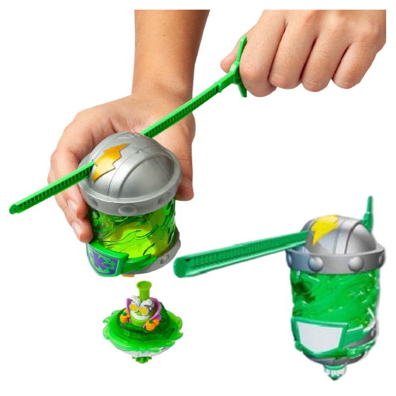 Figurka Magicbox Spinner Superthings Kazoom Professor K Zielona Kręcąca Się Zabawka Dla Dzieci Z Figurką
