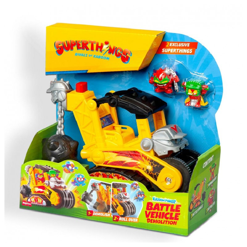Pojazd Demolka Figurka Zabawka Dla Dzieci Magicbox Superthings Kazoom Power Figurki