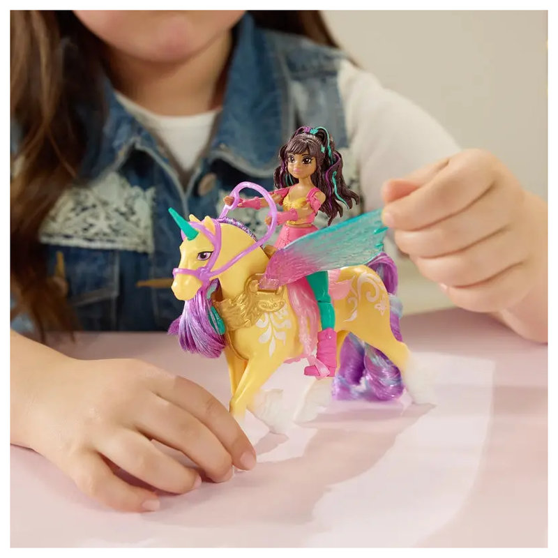 Unicorn Academy Akademia Jednorożców Zestaw Lalka Ava I Jednorożec Leaf Dla Dzieci Od 4+