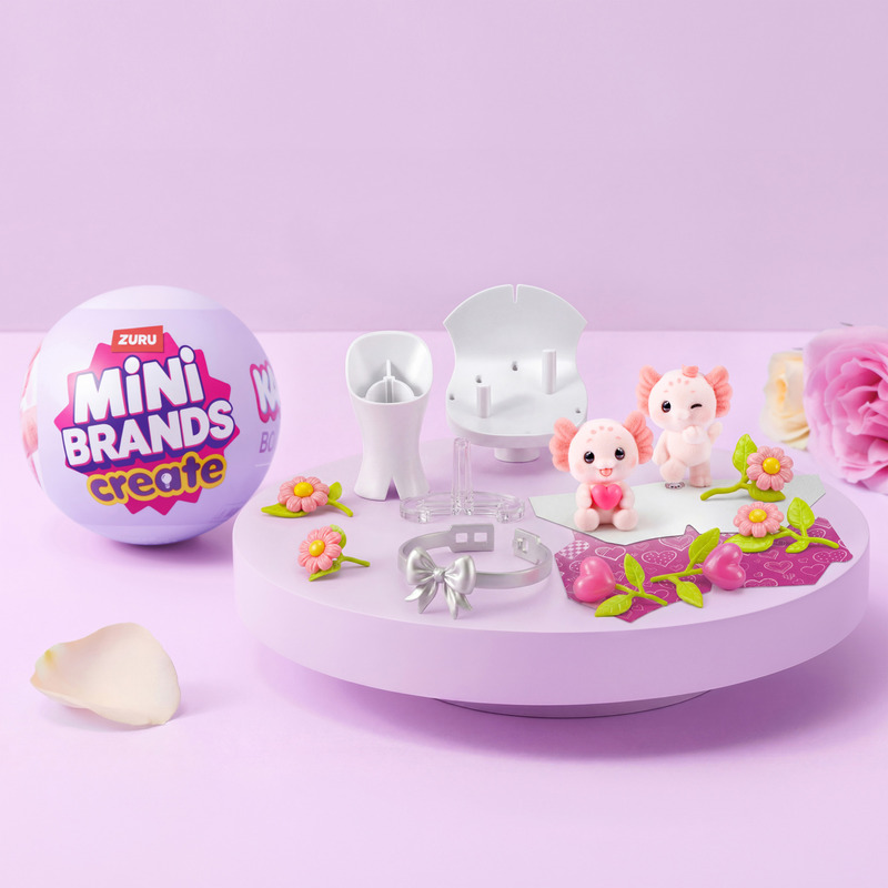 Zuru Mini Brands Create Kula Niespodzianka Kawaii Bukiet Kwiatowy Z Misiem Kwiaty Kwiatki Miś