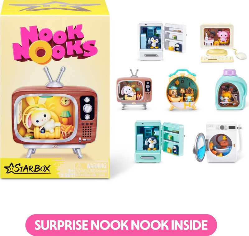 Zuru Starbox Nook Nooks Akcesoria Domowe Kapsuła Niespodzianka Sprzęt AGD + Zwierzątko