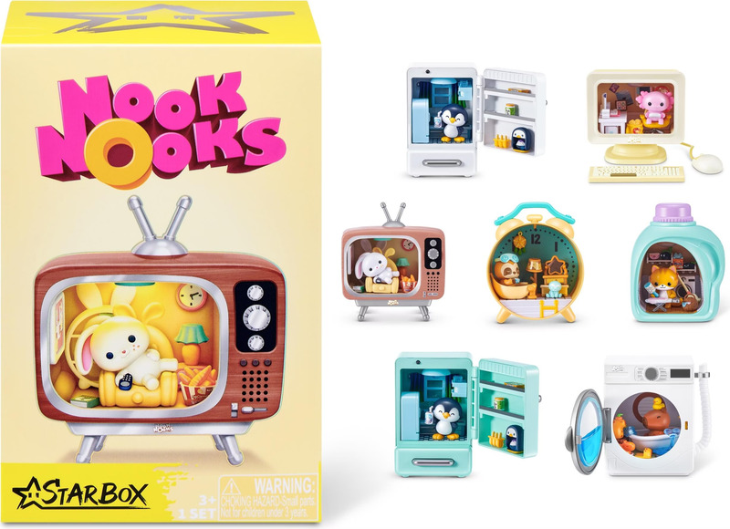 Zuru Starbox Nook Nooks Akcesoria Domowe Kapsuła Niespodzianka Sprzęt AGD + Zwierzątko
