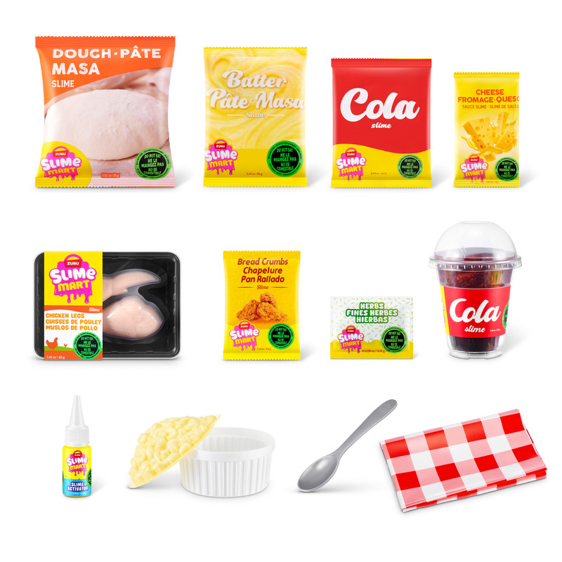 Zestaw Slime Mart Koszyk Z Zakupami Masa Plastyczna DIY Zestaw Kreatywny Dla Dzieci 6+ 