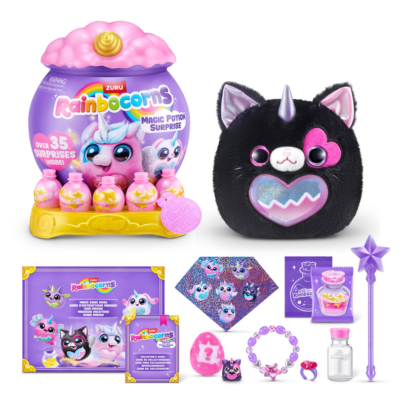 Zuru Rainbocorns Magic Potion Surprise Kociołek Niespodzianka Zabawka Maskotka Pluszowa Pluszak W Magicznym Kociołku