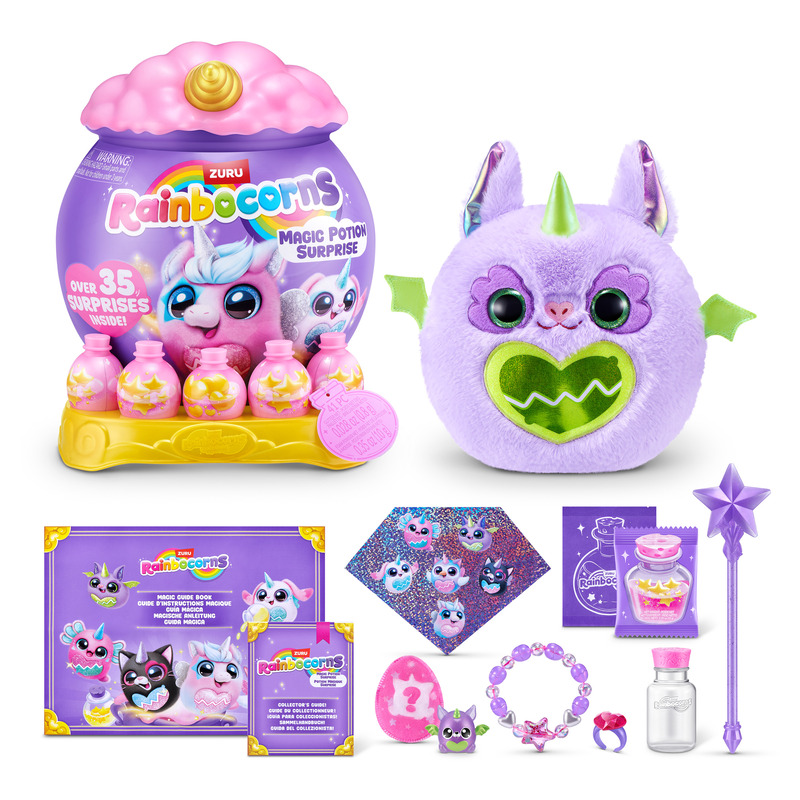 Zuru Rainbocorns Magic Potion Surprise Kociołek Niespodzianka Zabawka Maskotka Pluszowa Pluszak W Magicznym Kociołku