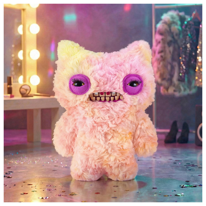 Fuggler Funny Ugly Monster Baddies Maskotka Straszna Brzydki Pluszak Przytulanka Dla Dzieci Pluszowa Śmieszna Różowa