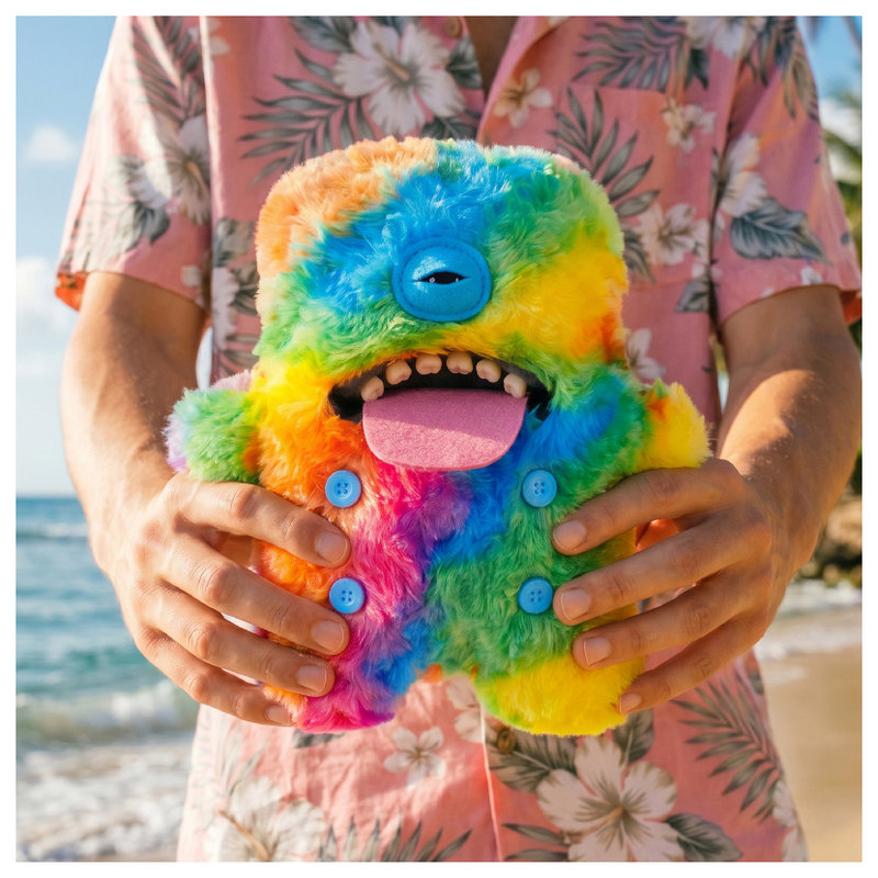  Fuggler Funny Ugly Monster Nipple Fuggs Maskotka Straszna Brzydki Pluszak Przytulanka Dla Dzieci Pluszowa Śmieszna Granatowa Z Uszami