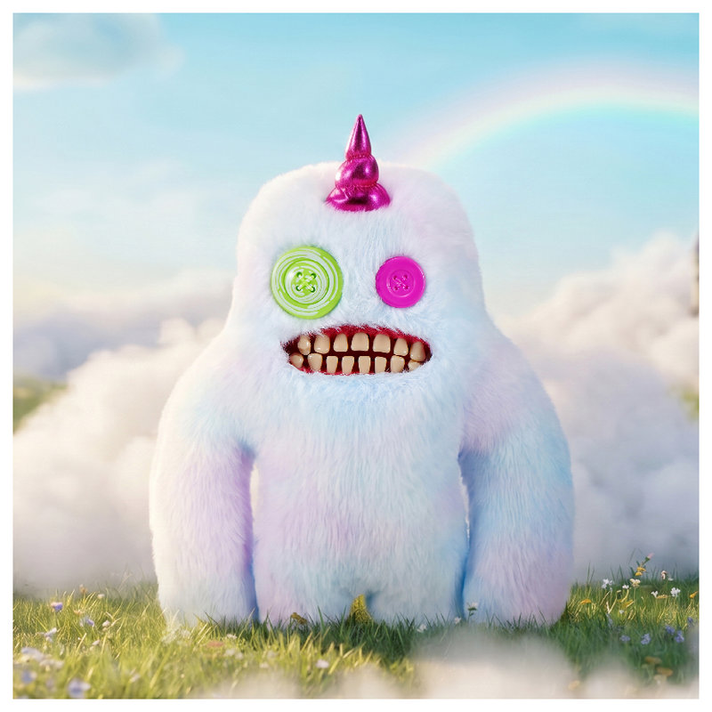 Fuggler Funny Ugly Monster Fugglercorns Maskotka Straszna Brzydki Pluszak Przytulanka Dla Dzieci Pluszowa Śmieszna Jednorożec Kolorow