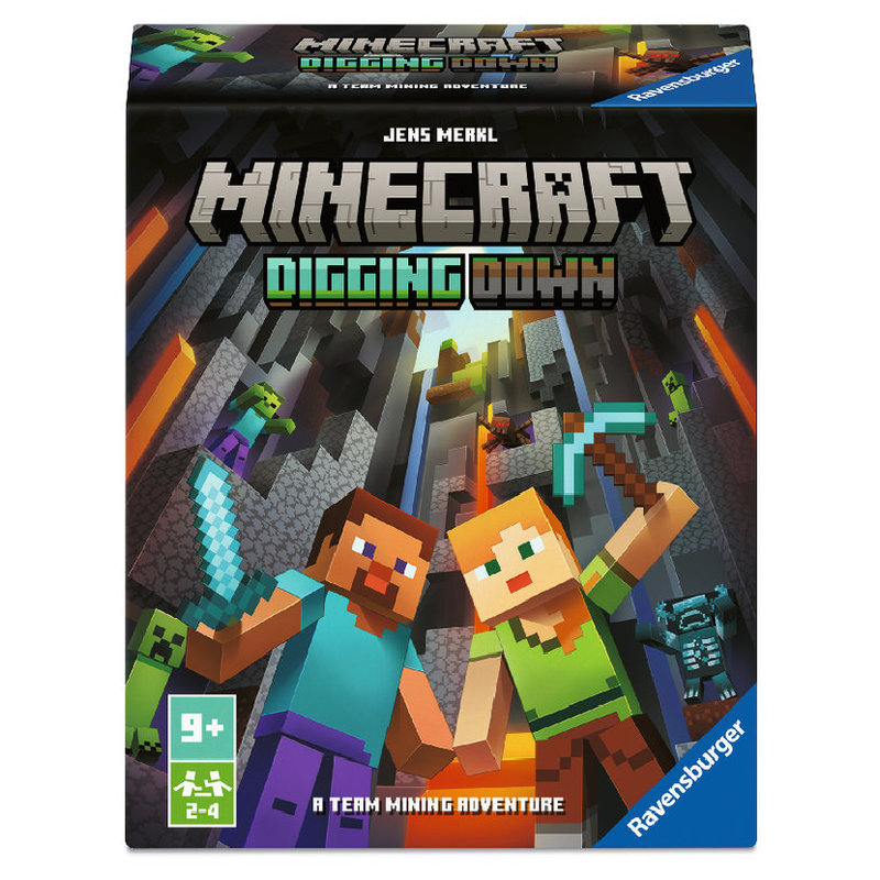 Gra Karciana Karcianka Rodzinna Minecraft Kopanie W Dół Ravensburger Dla Dzieci 8+