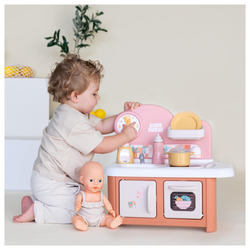 Zestaw Little Smoby Kuchnia Dla Dzieci Akcesoria Kuchenne Naczynia Kuchenka Do Zabawy 18m+