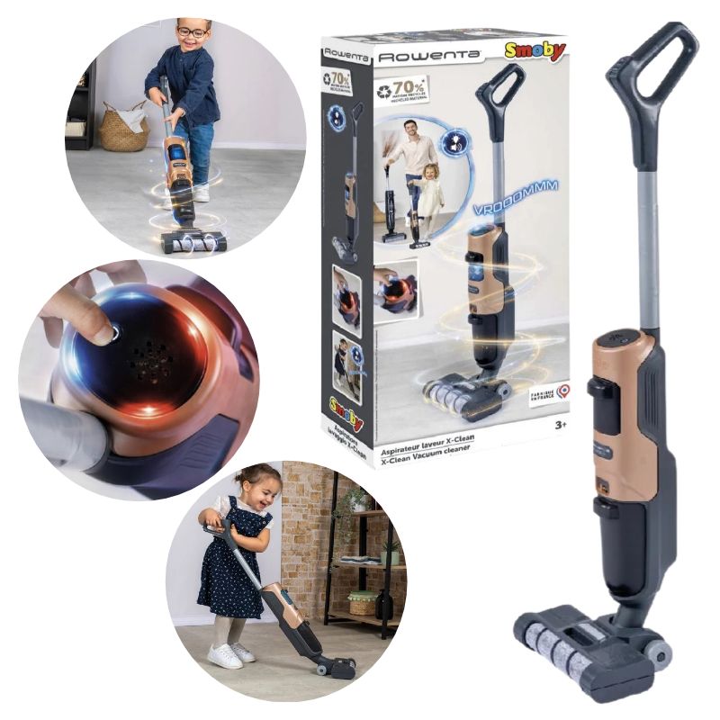 Smoby Rowenta Odkurzacz Zabawkowy X-Clean Dla Dzieci 3+