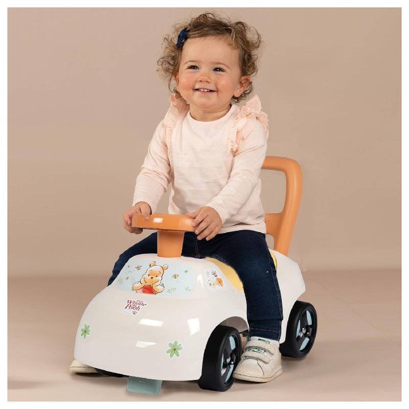  Smoby Jeździk Pchacz Autko Pojazd Auto Samochód Dla Dzieci Kubuś Puchatek