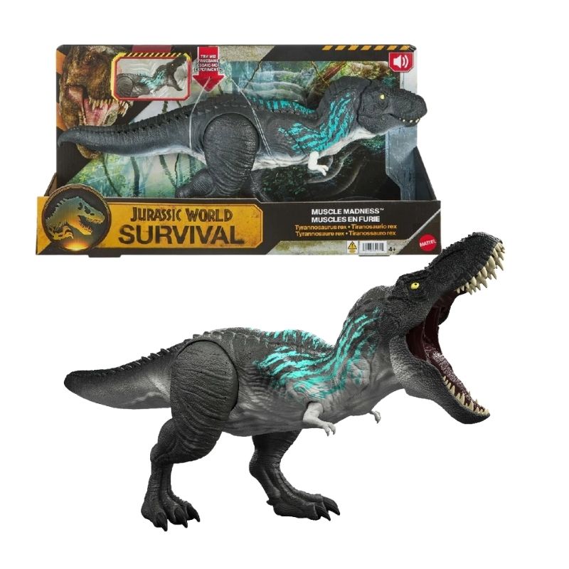 Jurassic World Survival Figurka Dinozaur Tyrannosaurus Rex Figurka Dla Dzieci 4+