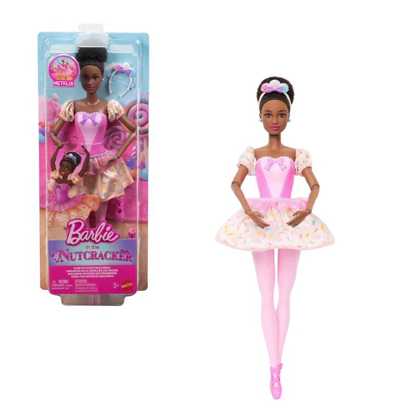 Lalka Barbie W Dziadku Do Orzechów Baletnica Ballerina Nikki Z Krainy Słodyczy 4+ 