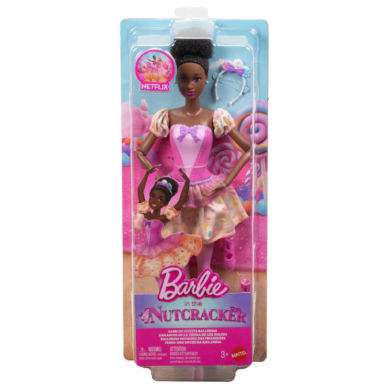 Lalka Barbie W Dziadku Do Orzechów Baletnica Ballerina Nikki Z Krainy Słodyczy 4+ 
