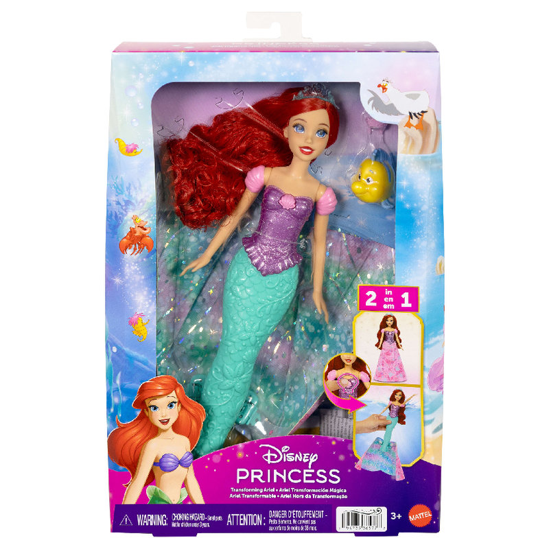 Disney Princess Ariel Magiczna Przemiana Mała Syrenka Księżniczka Arielka Oraz Florek