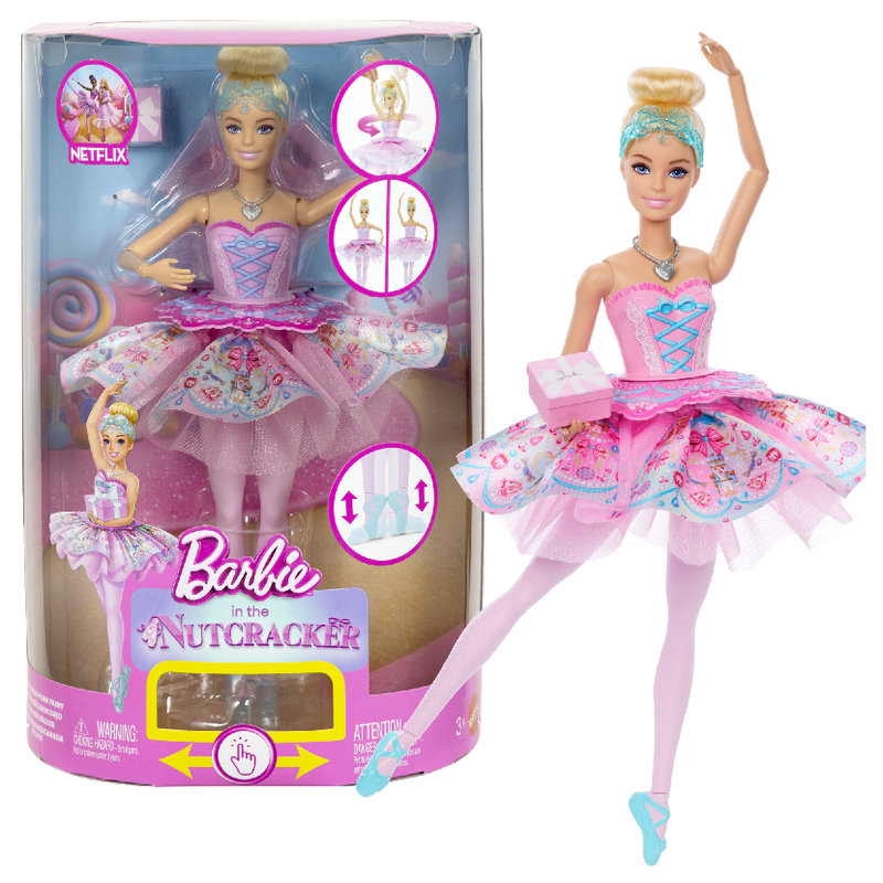 Barbie W Dziadku Do Orzechów Klara Baletnica Balerina Lalka Dla Dzieci 3+ 