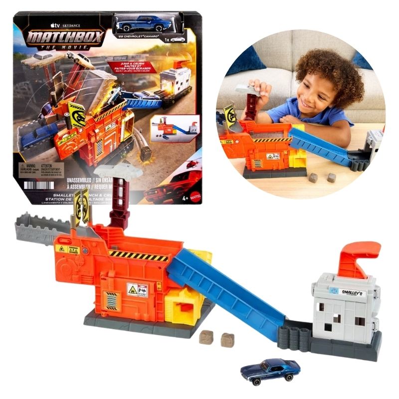 Matchbox The Movie Zgniatarka Smalley'a Zestaw Z Samochodem Dla Dzieci 4+