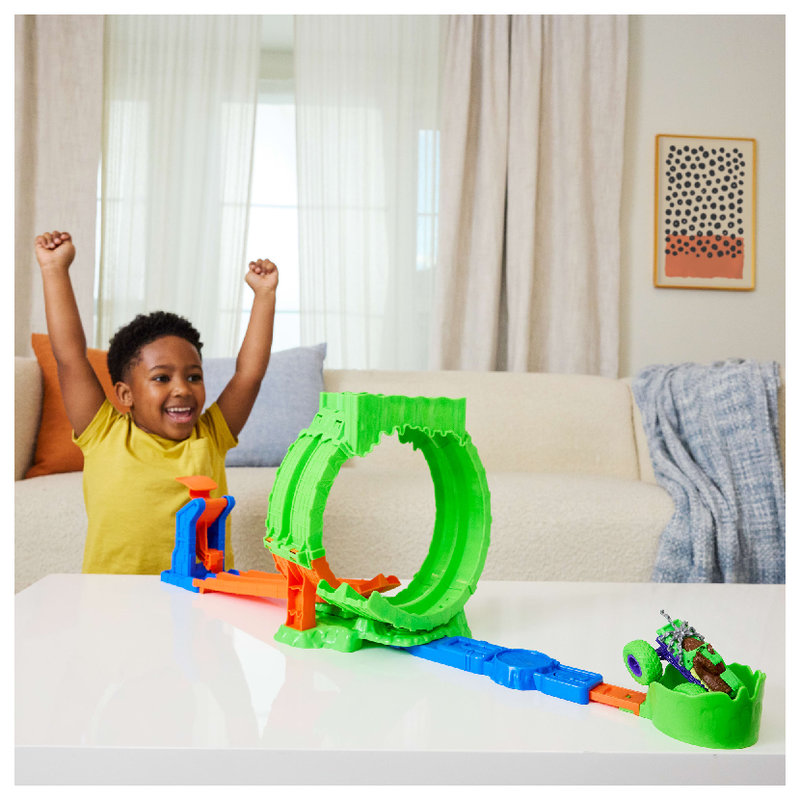 Tor Hot Wheels Monster Trucks Pętla Chaosu Mutant Zestaw Dla Dzieci 4+