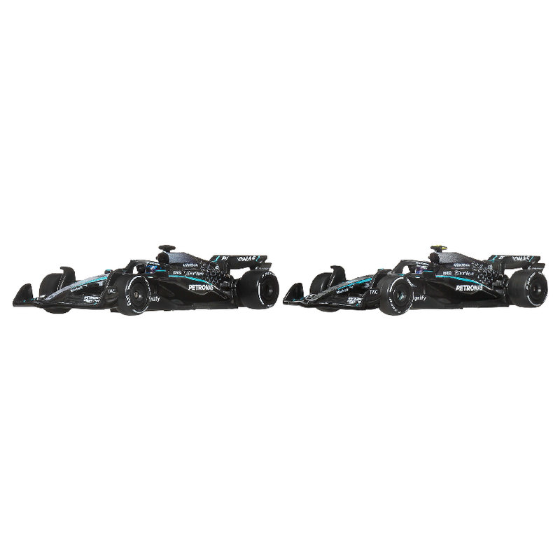 Hot Wheels Premium Formuła 1 Zestaw 2-pak Bolidy F1 Model Mercedes W Skali 1:64