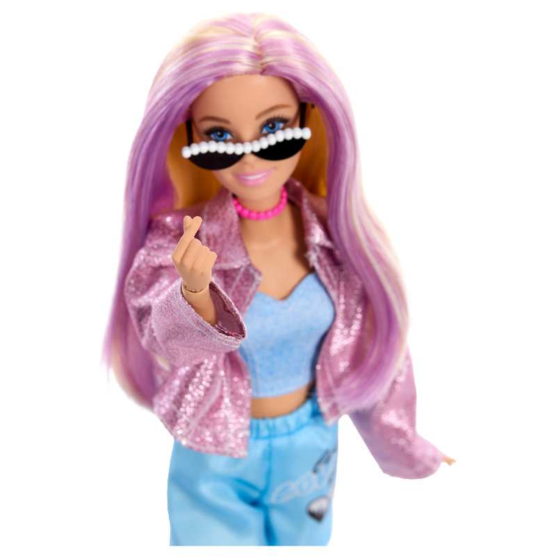 Lalka Barbie Deluxe Style Zestaw Modowy Ubranka + Akcesoria Ubranka Buciki Torebka Dla Dzieci 6+