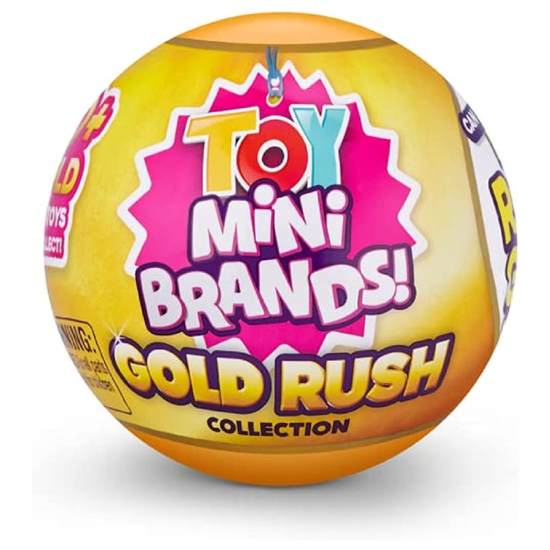 Zuru Surprise Toy Mini Brands Gold Rush Figurki Niespodzianka Kula Zestaw Dla Dzieci 3+