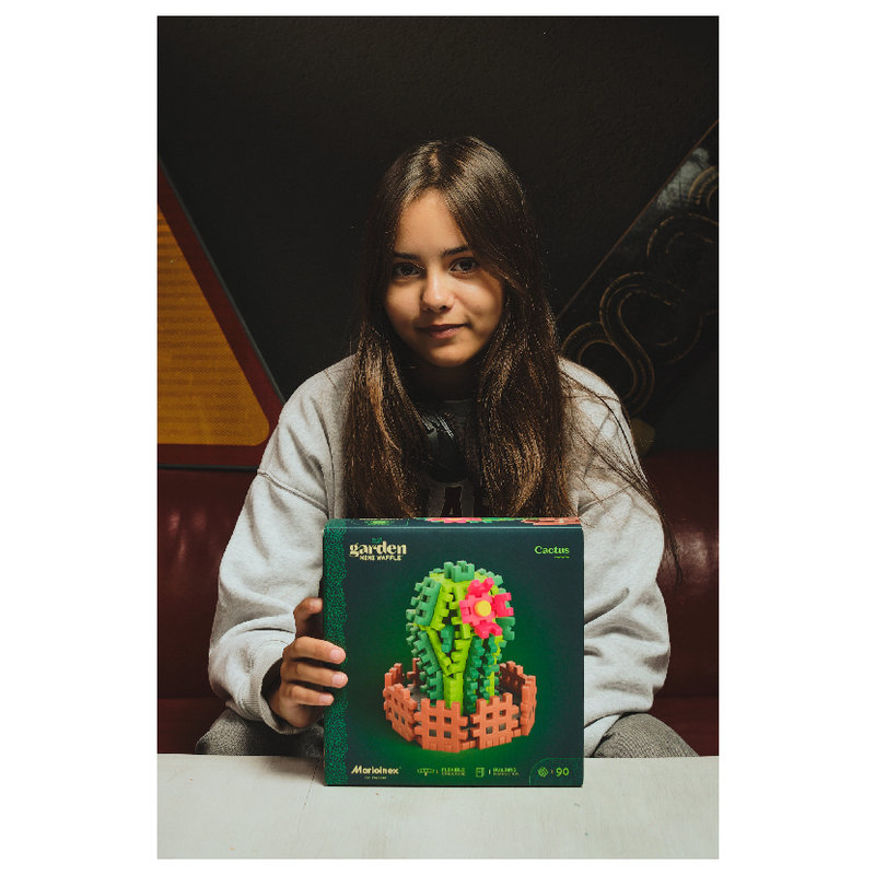  Garden Mini Waffle Marioinex Klocki Konstrukcyjne Edukacyjne Kwiaty Kaktus 90 El. Elementów Wafle Kratki