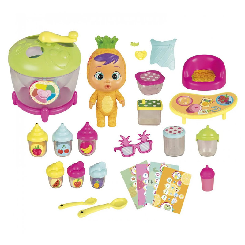 Lalka Laleczka Cry Babies Toys Magic Tears Baby Bobas Fabryka Lalki Pia Zestaw