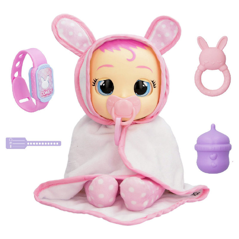 Interaktywna Lalka Cry Babies Newborn Baby Cone Bobas Duża Dla Dzieci 30 CM 18m+ (id: 237904)