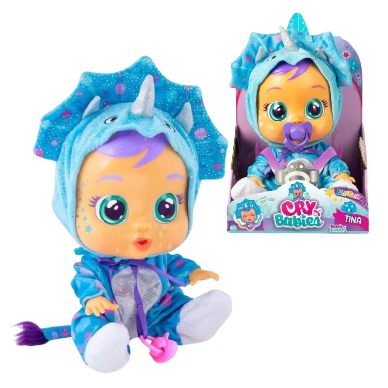 Interaktywna Lalka Cry Babies Newborn Baby Fantasy Tina Bobas Zabawka Dla Dzieci 30 Cm 18m+