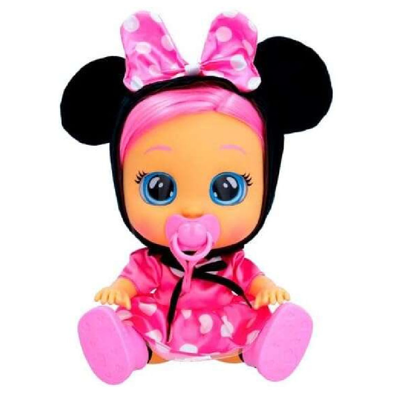 Interaktywna Lalka Cry Babies Magic Tears Baby Myszka Minnie Bobas Zabawka Dla Dziecka 30 Cm 18m+