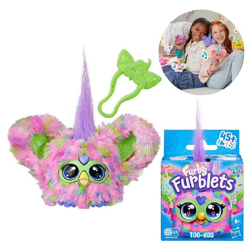 Interaktywny Furby Furblets Maskotka Too-koo Krówka Interaktywna Zabawka Dla Dzieci 6+ 