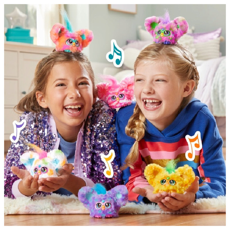 Interaktywny Furby Furblets Maskotka Różowa Bub-Lee Interaktywna Zabawka 6+