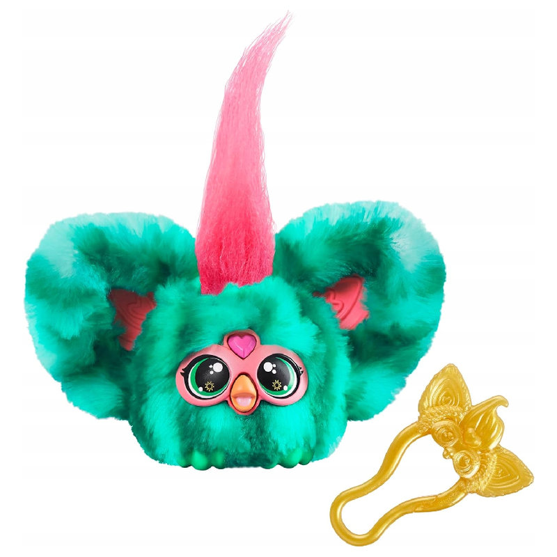Interaktywny Furby Furblets Zielona Maskotka W Kształcie Arbuza Mello-Nee Interaktywna Zabawka Dla Dzieci 6+