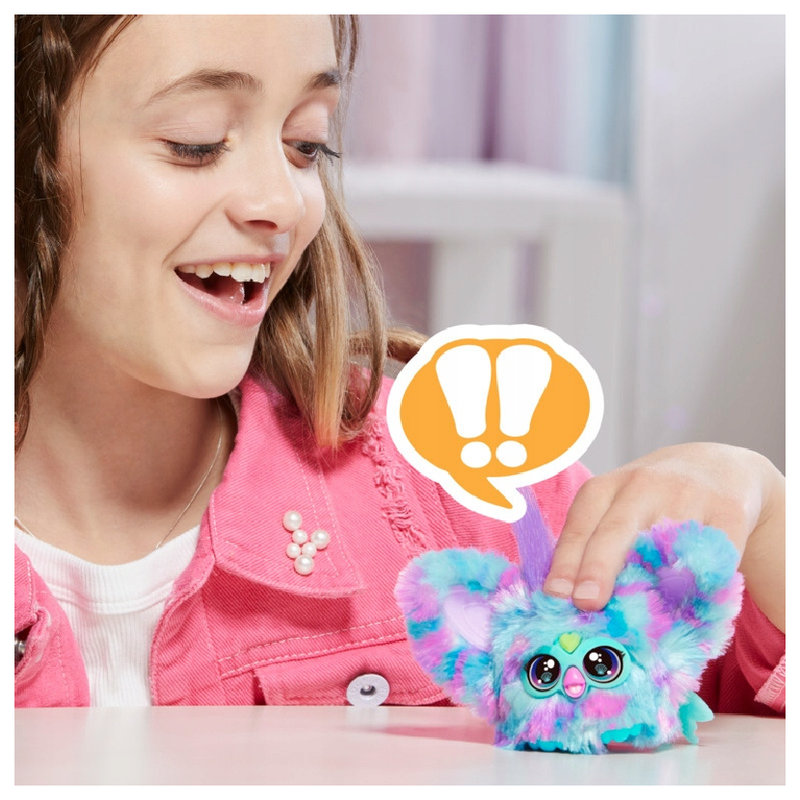 FIoletowa Maskotka Interaktywna Furby Furblets Mer-Mary Interaktywna Zabawka Dla Dzieci 6+