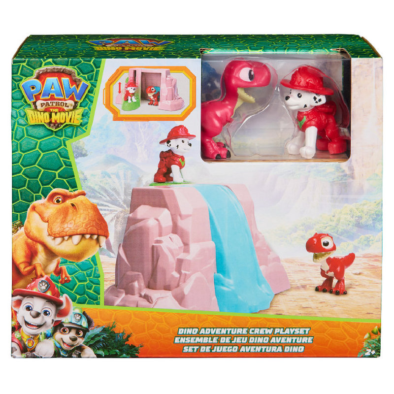 Psi Patrol The Dino Movie Dino Adventure Crew Figurka Marshall I Dinozaur Zabawka Dla Dzieci 3+