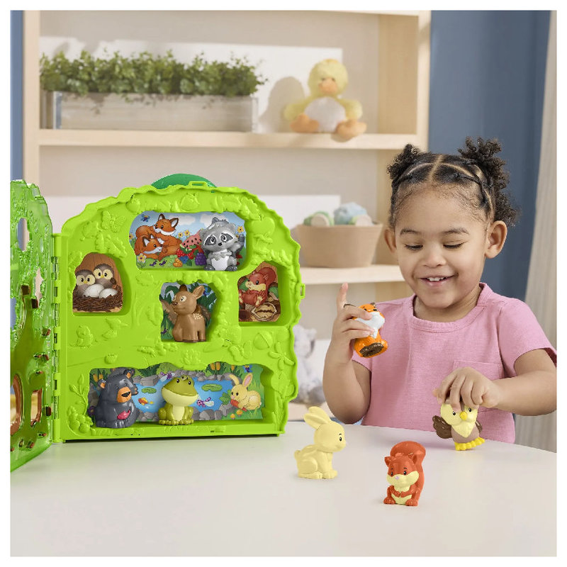 Fisher Price Przyjaciele Z Lasu Figurki Zwierząt Zestaw Figurek Leśnych Zwierzątek Dla Dzieci 12m+