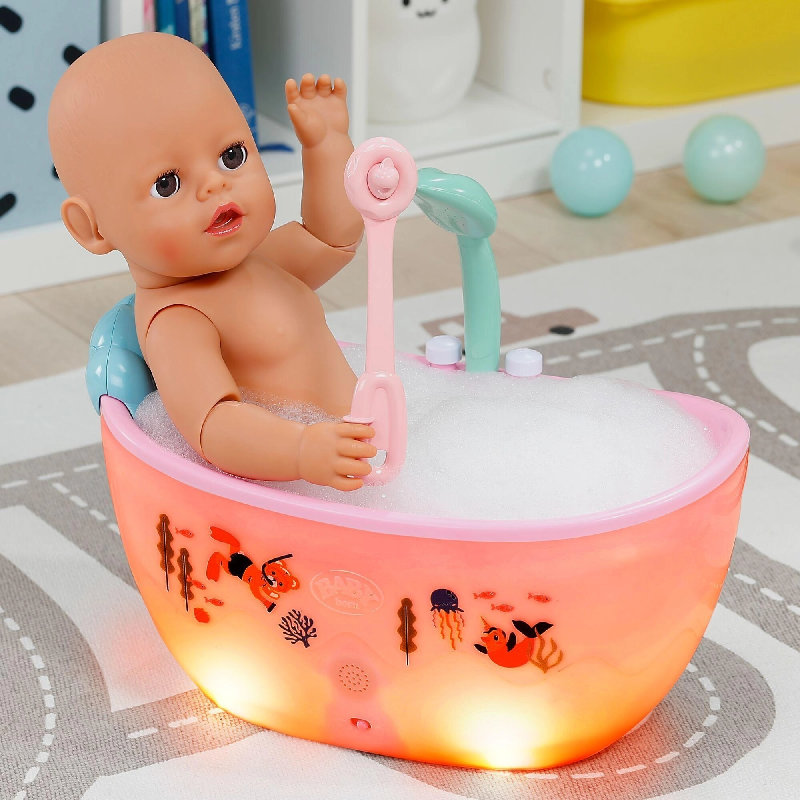 Baby Born Interaktywna Duża Lalka Jonas Bobas + Akcesoria Smoczek Pielucha 36 Cm
