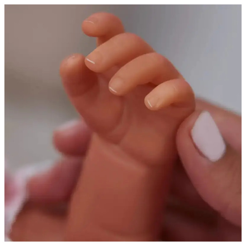 Bobas Baby Born Baby Doll Girl Duża Interaktywna Lalka Dziewczynka Zestaw Ubranka Smoczek 43 Cm 
